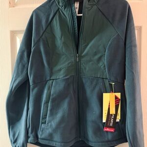 Green and Blue Polartec Jacket